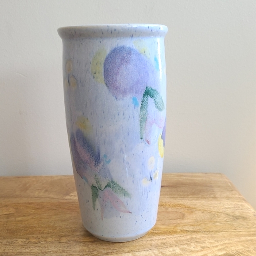 Cheerful Handmade Pottery Vase